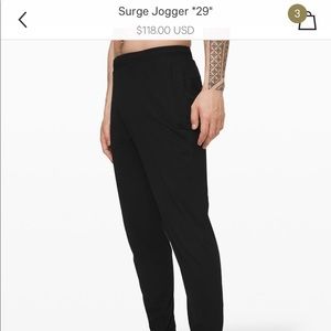 Lululemon Men Surge Joggers - Black XL